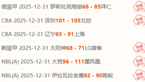 德篮甲焦点对决：近5战4胜！奥尔登堡VS柏林，巅峰对决即将上演！